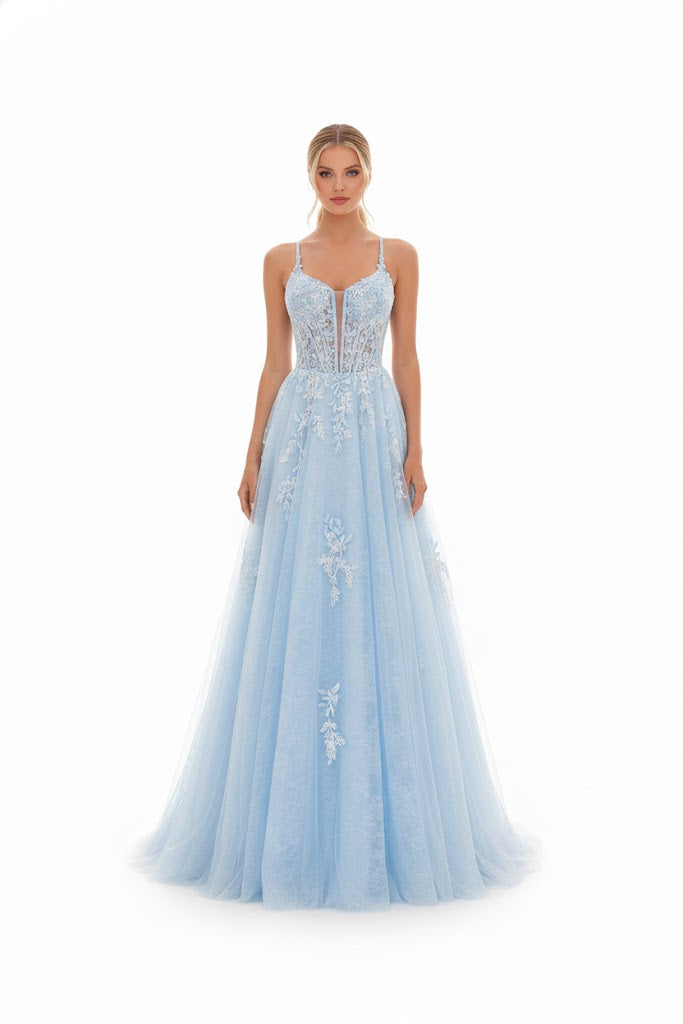 Amarra - 88219-Light Blue dresses Amarra