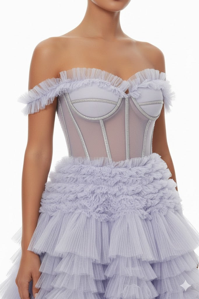 Andrea And Leo - A1150 - Blue dresses Andrea and Leo