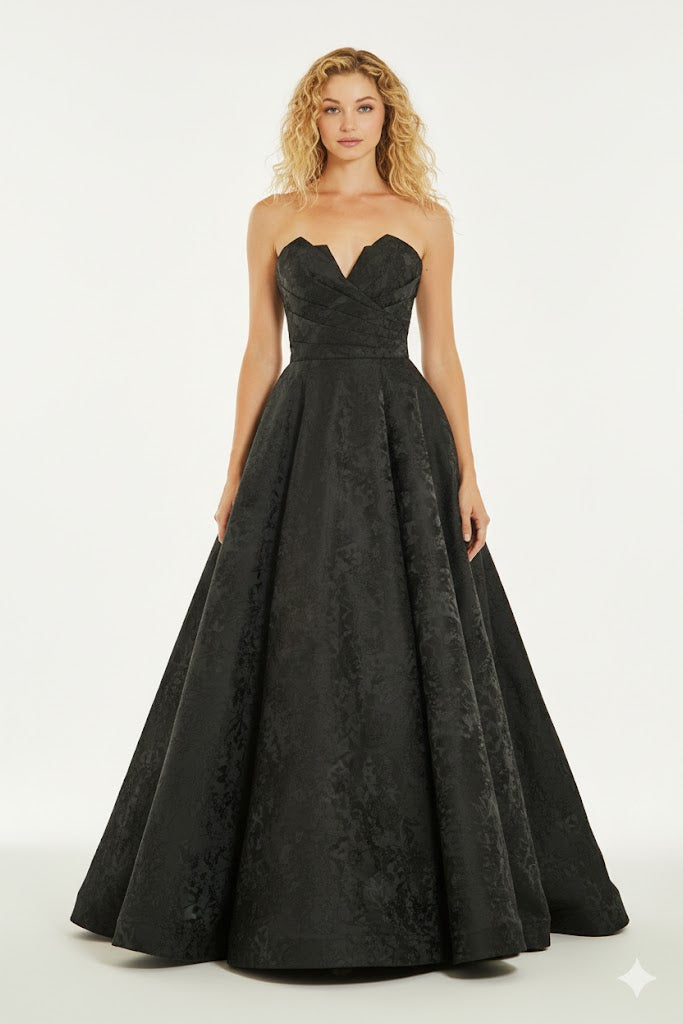 Amelia - 8061-black dresses Amelia