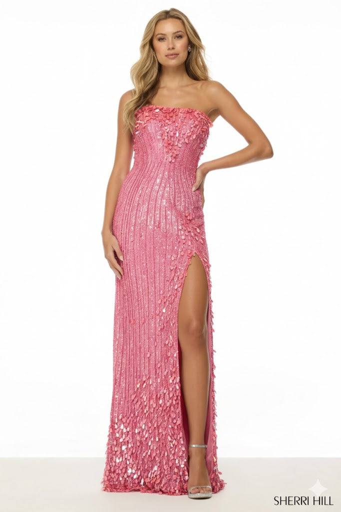 Sherrihill-57218-Pink Sherri Hill