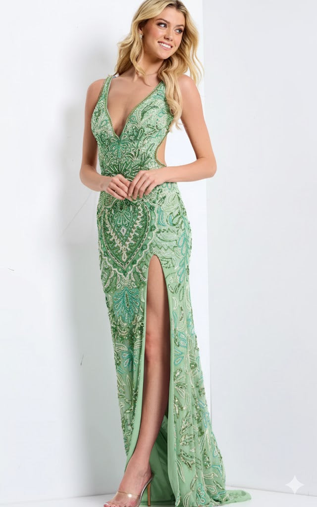 Jovani - 45533 -green dresses jovani